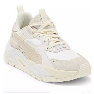 PUMA RS-TRCK THRIFTED Lace Up Sneakers WHITE / IVORY 6 6.5